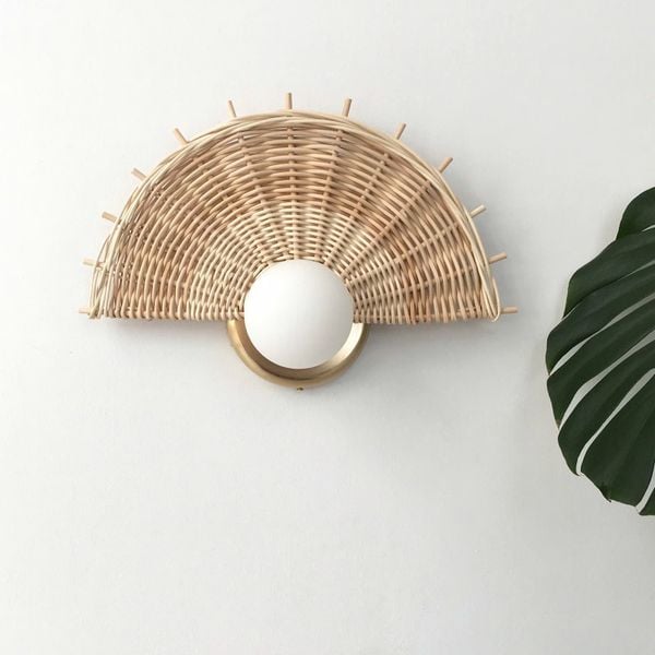  Handcrafted Rattan Wall Lamp - WL_NCV006 