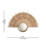  Handcrafted Rattan Wall Lamp - WL_NCV006 
