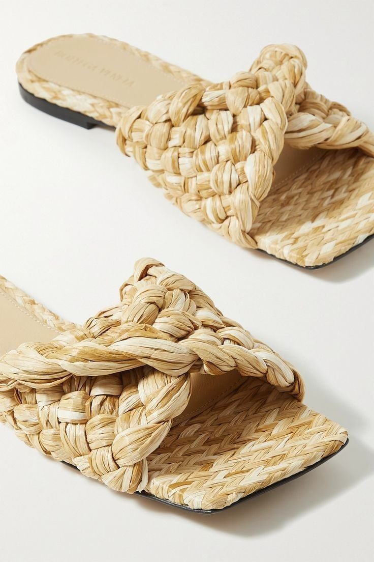  Handcrafted Natural Woven Slippers - SL_NCV011 