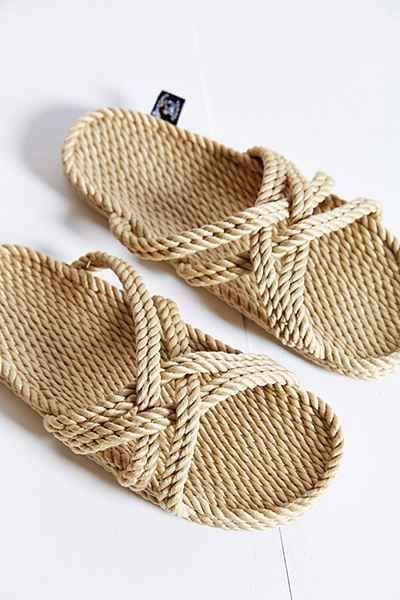  Handcrafted Natural Woven Slippers - SL_NCV012 