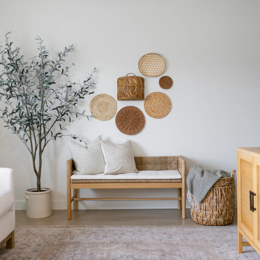  Handcrafted Woven Rattan Wall Decor Set - WD_NCV007-2 