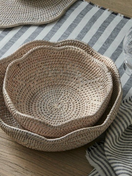  Handcrafted Natural Rattan Decorative Bowl - BO_NCV009 
