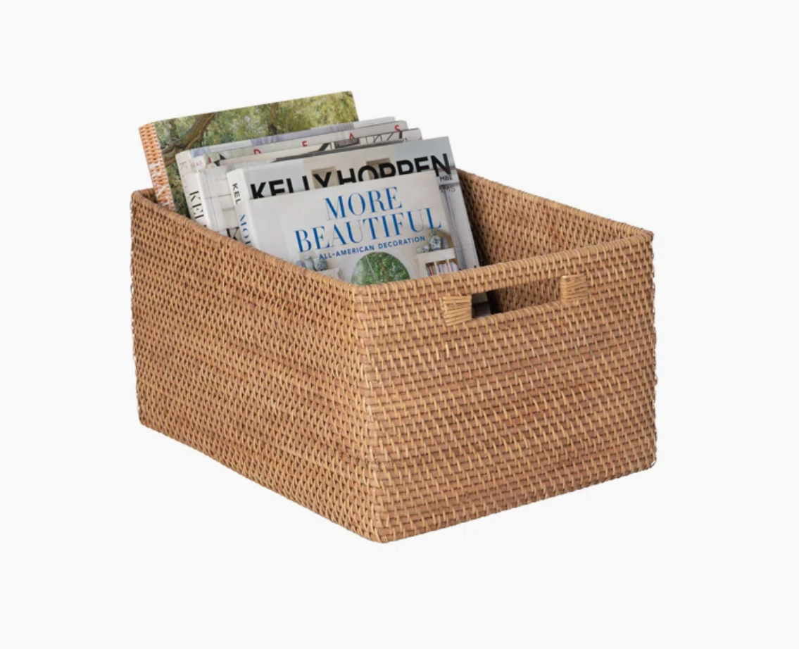 Natural Hand-Woven Rattan Storage Basket - BA_NCV037 