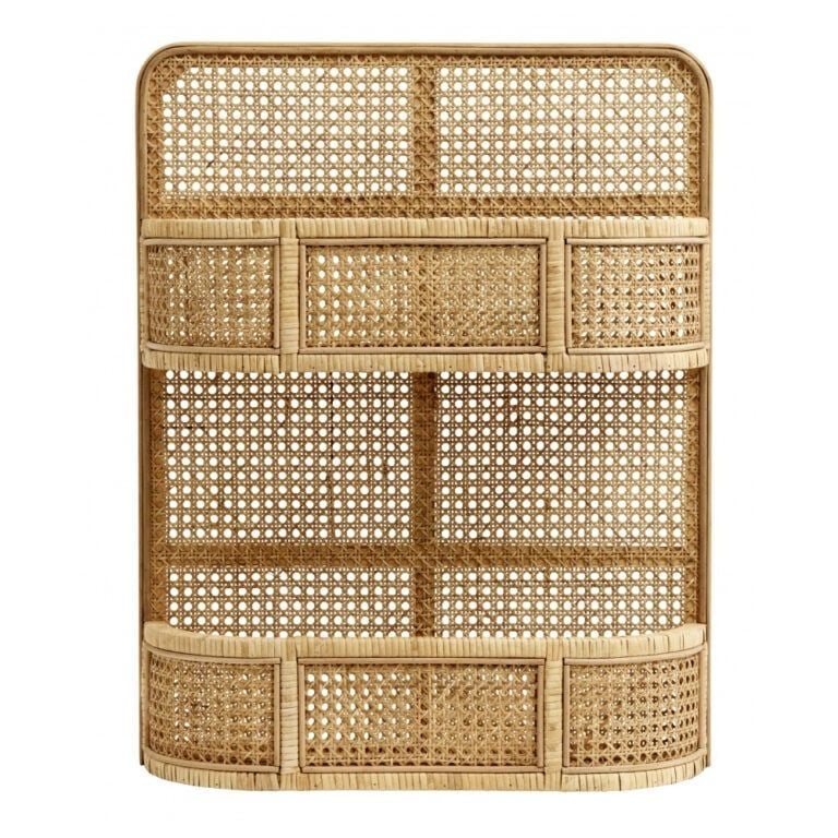  Handcrafted Rattan Shelving and Storage Unit - SS_NCV009 