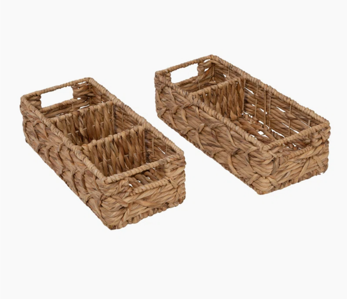  Multi-Purpose Woven Water Hyacinth Storage Baskets - TR_NCV019 