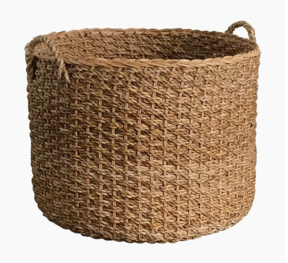  Handwoven Wicker and Rattan Storage Basket - BA_NCV042 