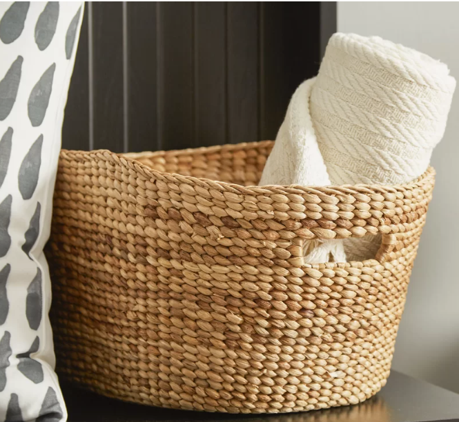  Handwoven Water Hyacinth Nesting Storage Baskets Set - BA_NCV053 