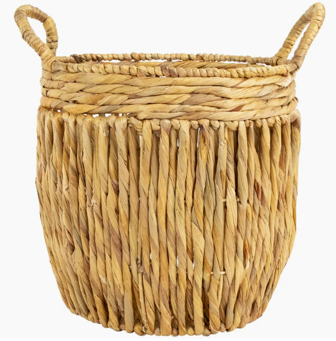  Natural Water Hyacinth Woven Storage Basket Set - BA_NCV058 