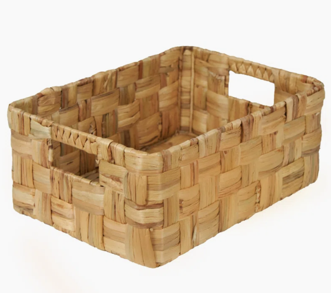  Bobovie Jumbo Water Hyacinth Wicker Storage Basket - BA_NCV062 