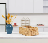  Bobovie Jumbo Water Hyacinth Wicker Storage Basket - BA_NCV062 