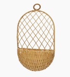  Natural Hand-Woven Rattan Wall Hanging Basket - BA_NCV063 
