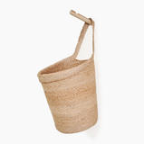  Handcrafted Braided Jute Hanging Storage Basket - BA_NCV072 