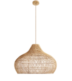  Natural Handcrafted Rattan Kloe Pendant Light - CL_NCV031 