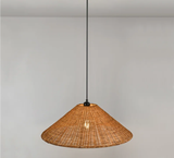  Natural Rattan Oversized Cone Pendant Light - CL_NCV035 