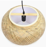  Natural Hand-Woven Bamboo Art Pendant Light Fixture - CL_NCV036 