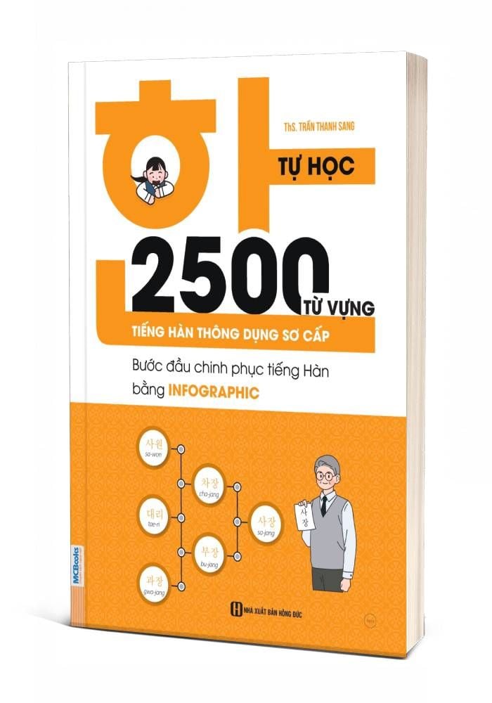  Tự học 2500 từ vựng tiếng hàn thông dụng sơ cấp 