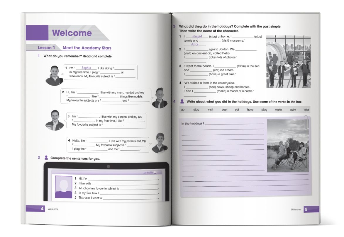  Academy Stars 5 Workbook 