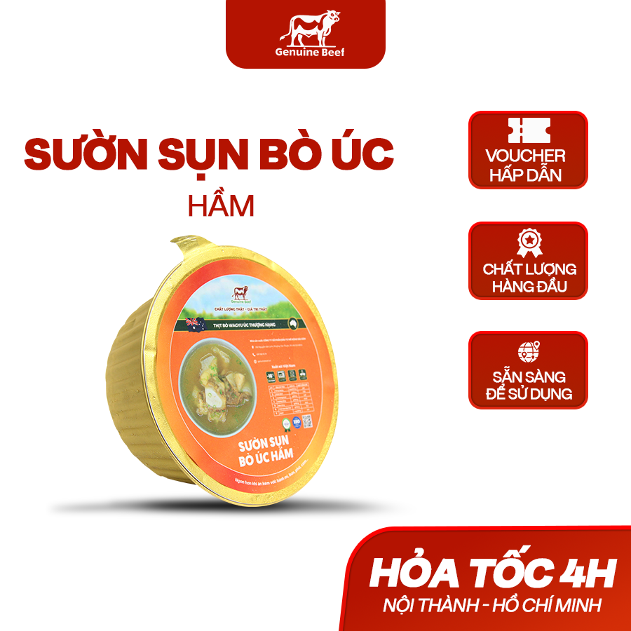  Sườn Sụn Bò Úc Hầm 