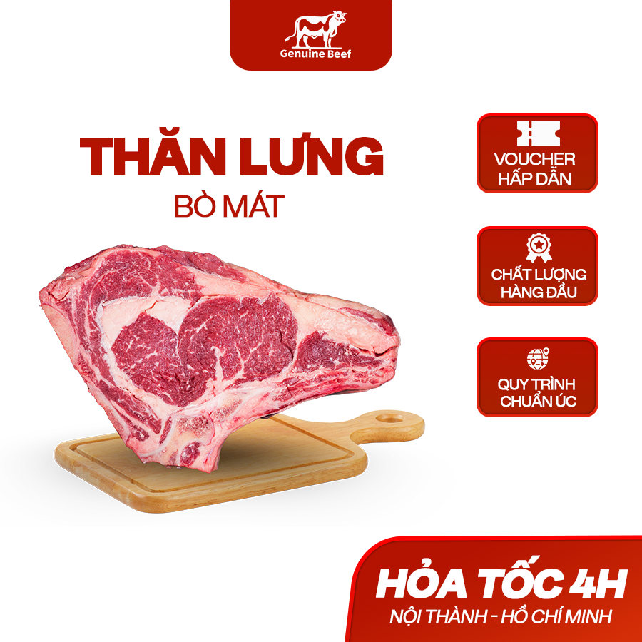  Thăn lưng bò (có xương) 
