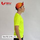  Áo chạy bộ Tshirt Basics xanh neon 