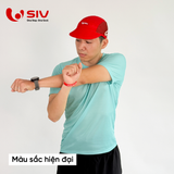  Áo chạy bộ Tshirt Basics xanh mint 