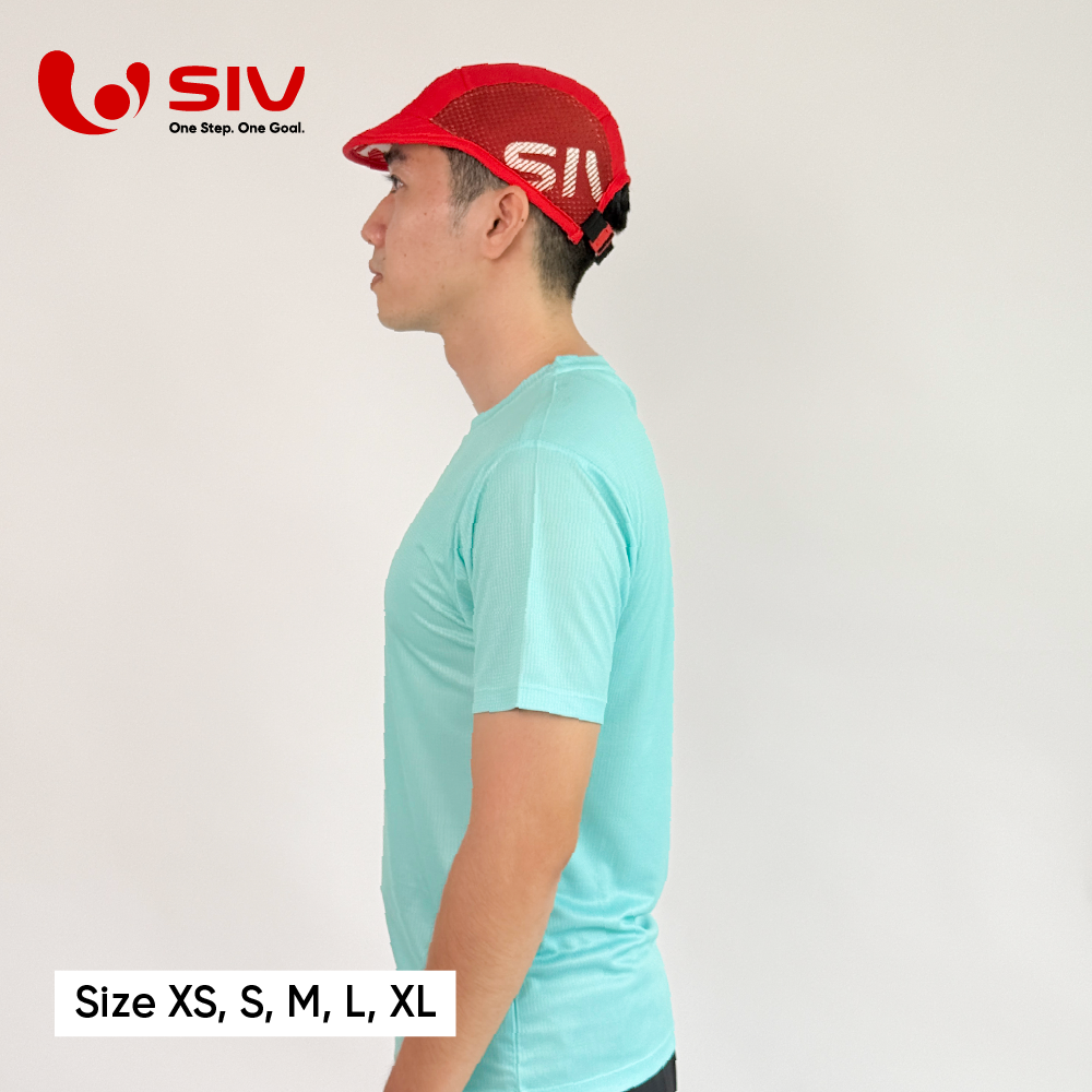  Áo chạy bộ Tshirt Basics xanh mint 