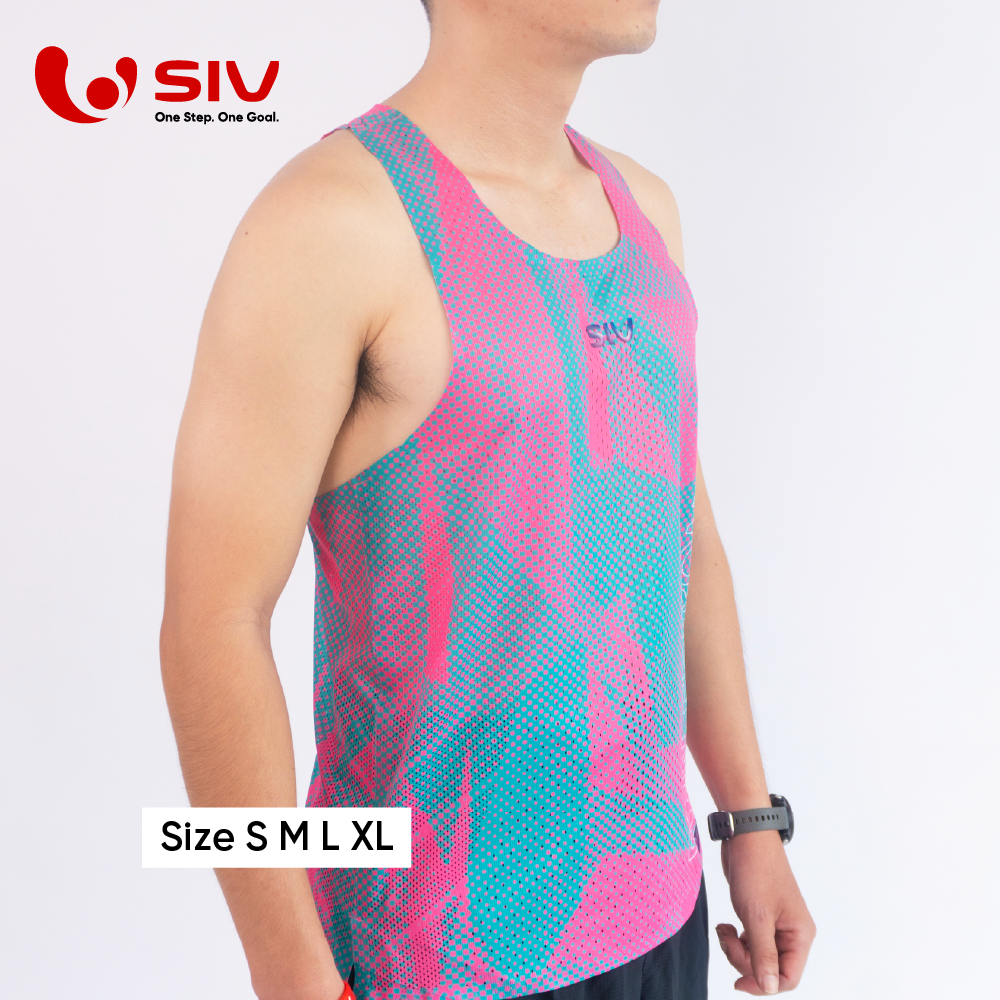  Áo chạy bộ nam SIV Singlet Drift 