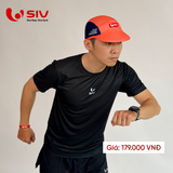  Áo chạy bộ Tshirt Basics đen 