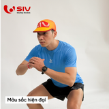  Áo chạy bộ Tshirt Basics xanh ya 