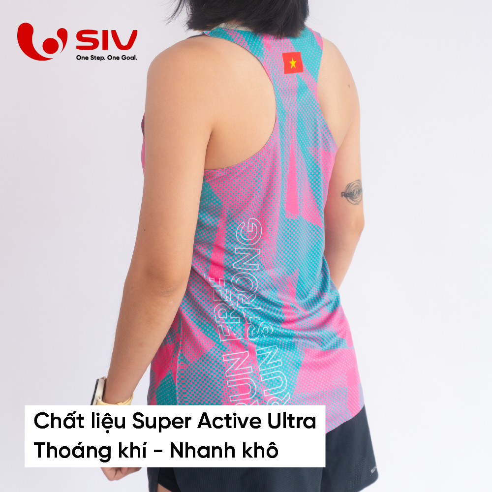  Áo chạy bộ nữ SIV Singlet Drift 