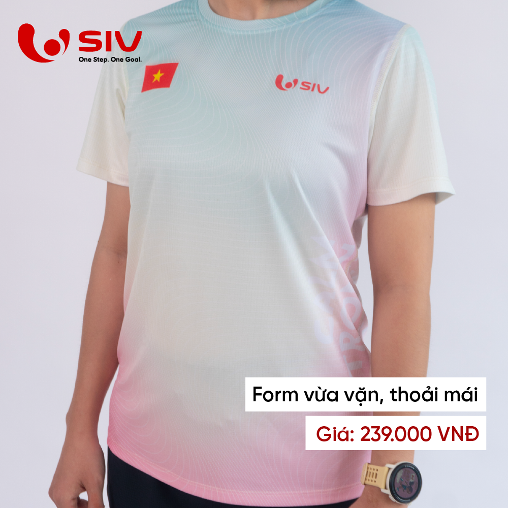  Áo chạy bộ nữ SIV T-shirt Pulse 