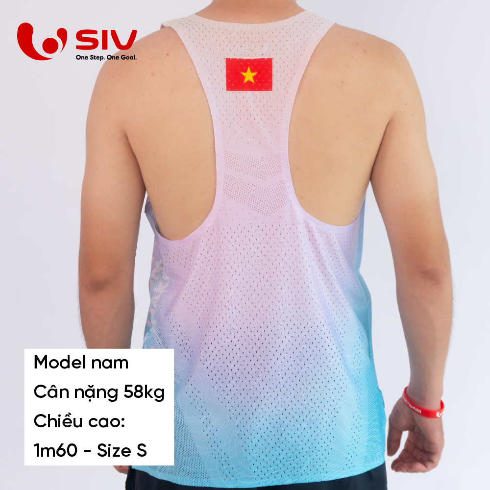  Áo chạy bộ nam SIV Singlet Peak 