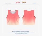  Áo croptop chạy bộ nữ Chromatic 