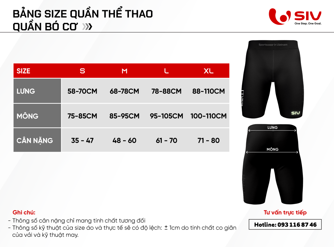  Quần bó cơ SIV Rhythm Compression 