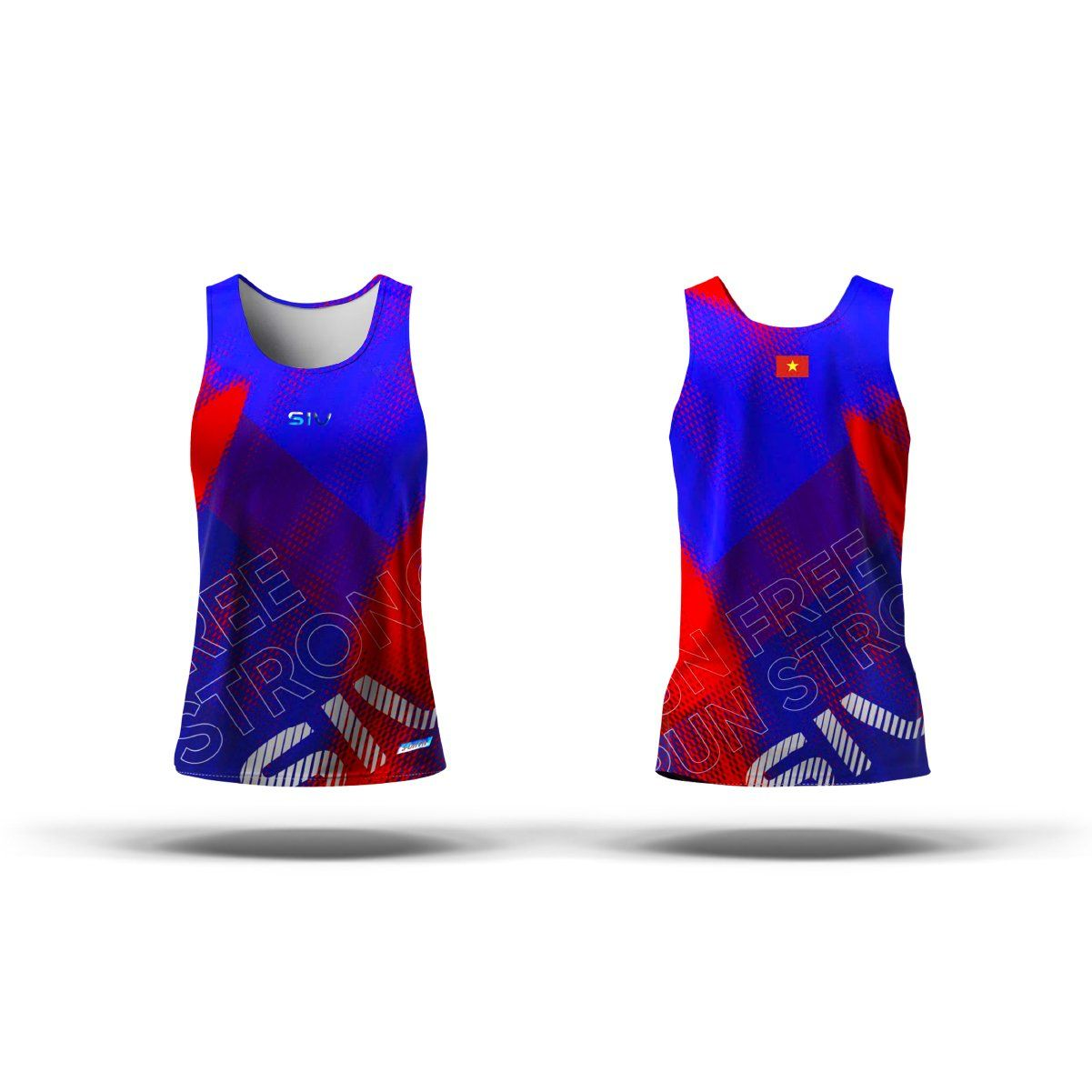  Áo chạy bộ nam SIV Singlet Flux 