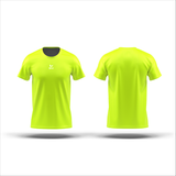  Áo chạy bộ Tshirt Basics xanh neon 