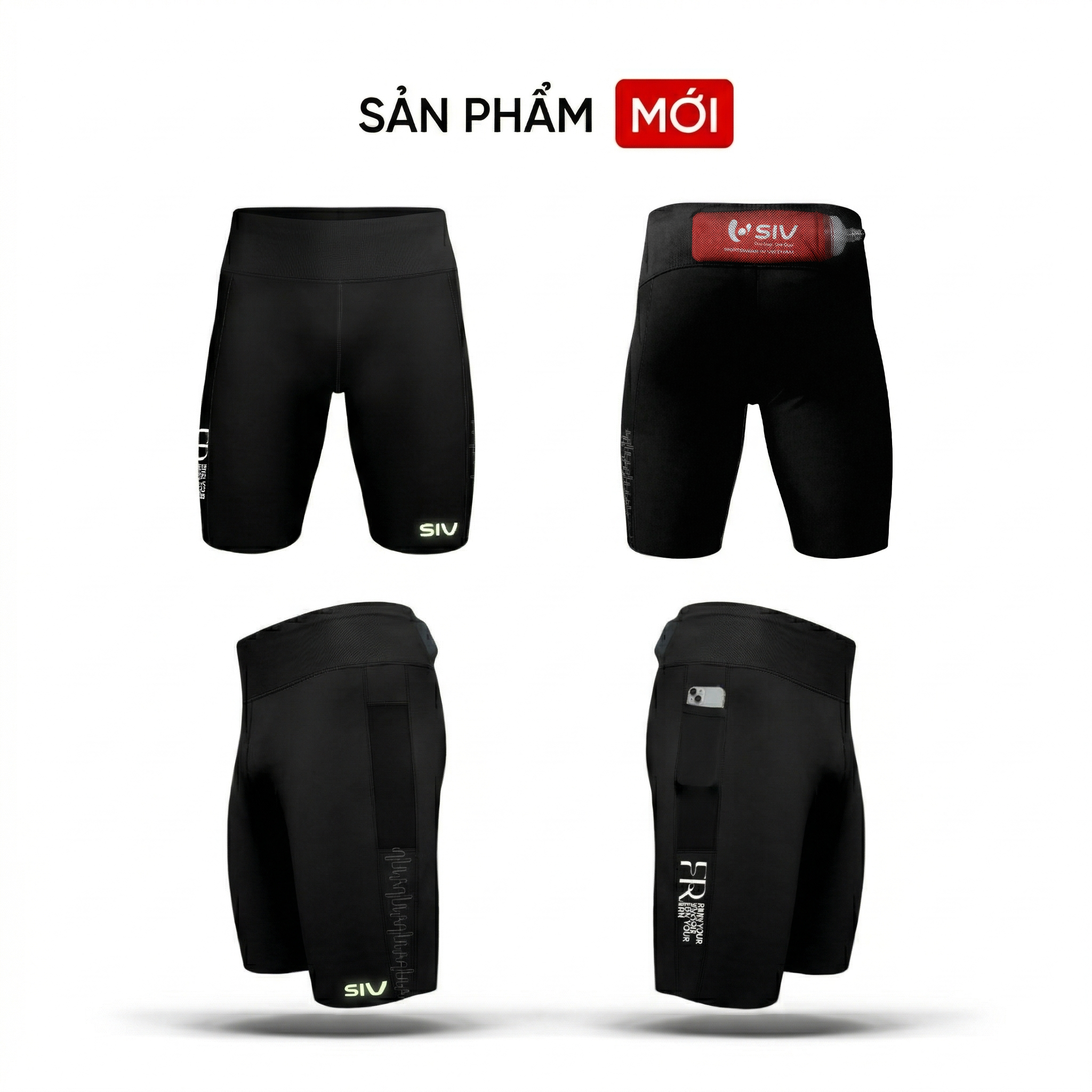  Quần bó cơ SIV Rhythm Compression đai tích hợp 