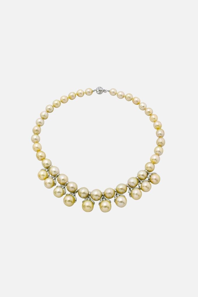 CHUỖI CỔ SOUTHSEA MÓC + MẶT VÀNG HERITAGE