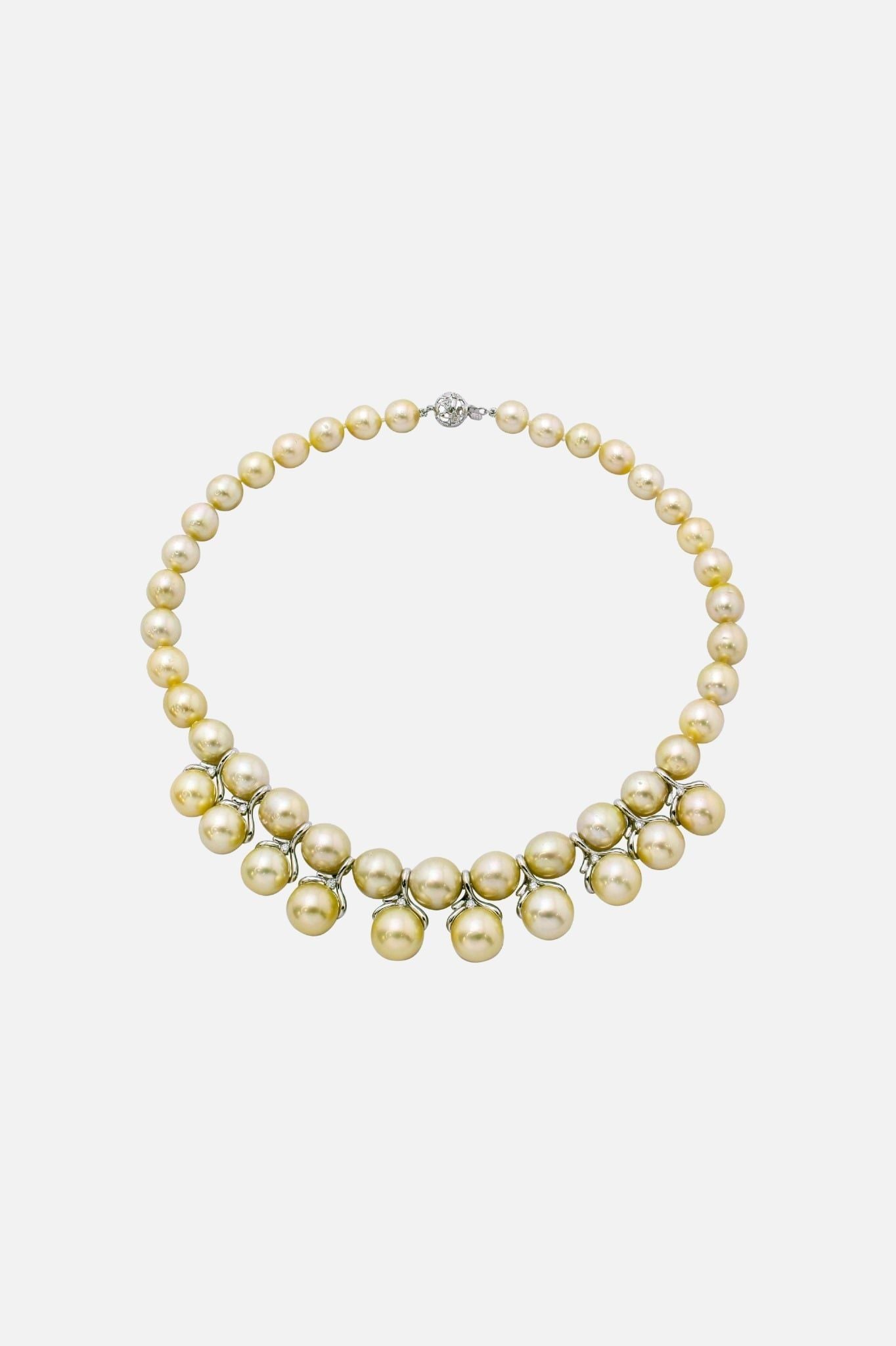  CHUỖI CỔ SOUTHSEA MÓC + MẶT VÀNG HERITAGE 