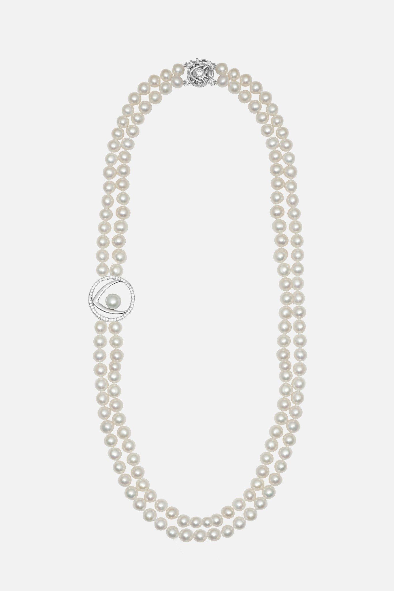  CHUỖI CỔ NGỌC TRAI PHÚ QUỐC MÓC + PHỤ KIỆN BẠC LBP HERITAGE 