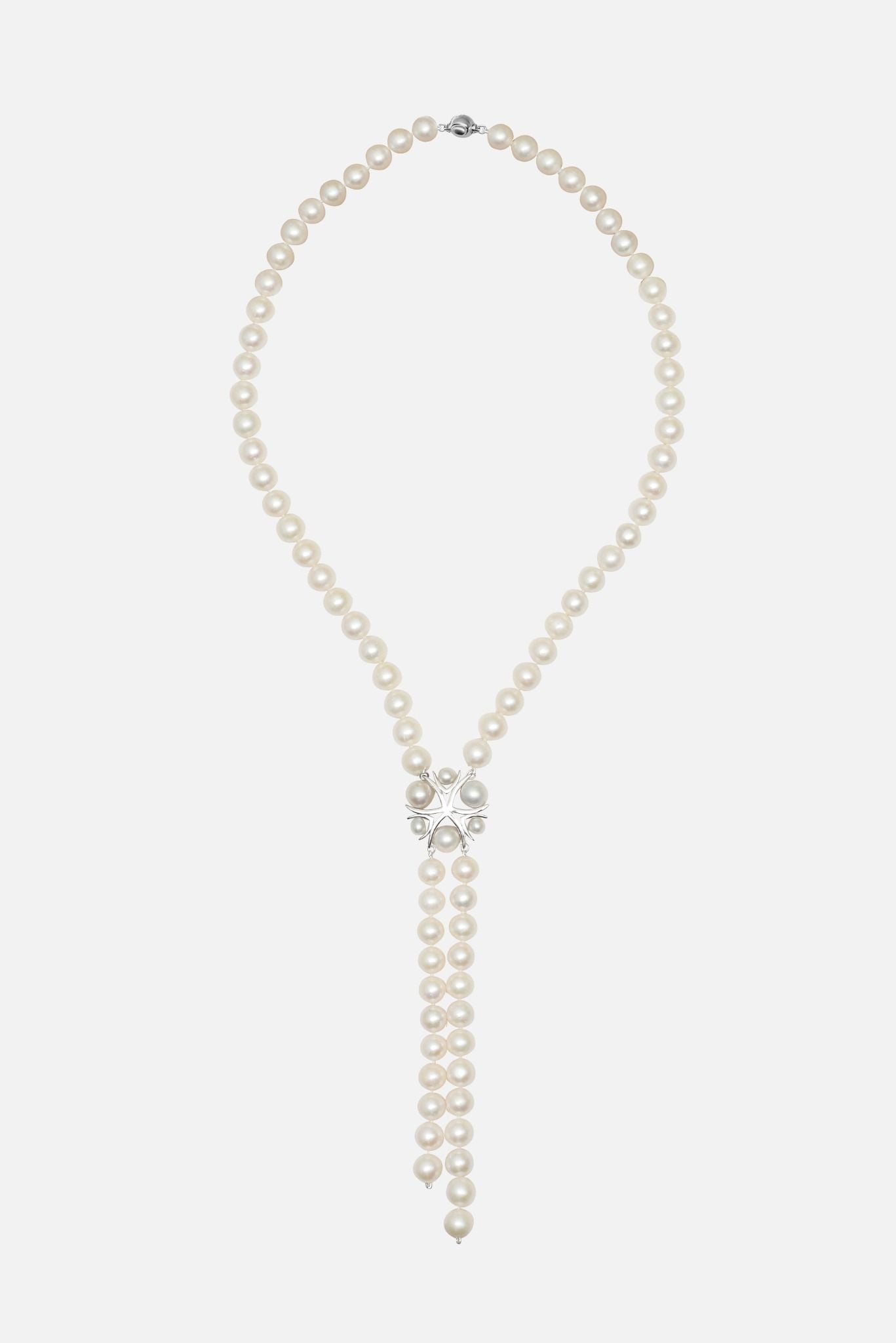  CHUỖI CỔ NGỌC TRAI PHÚ QUỐC MÓC + PHỤ KIỆN BẠC LBP HERITAGE 