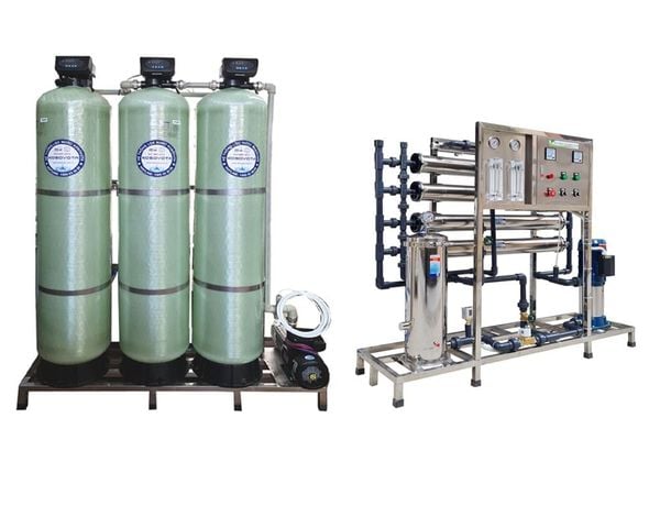  Máy lọc nước tinh khiết KOSOVOTA 1000L/h HT1000/AT (PPR Hoặc UPVC) Màng Canature + Hạt Cation K-8 Thụy Điển 