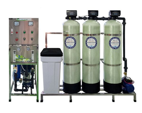  Máy lọc nước tinh khiết KOSOVOTA 500L/h HT500/AT (PPR Hoặc UPVC) Màng Taptec + Hạt Cation Canature 