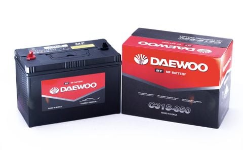 Bình ắc quy Ô tô NGOẠI NHẬP - Daewoo C31S-850 12V - 100AH (Cọc Bulon)