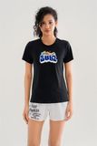 Áo T-shirt Nữ Sub2 Signature - Black 