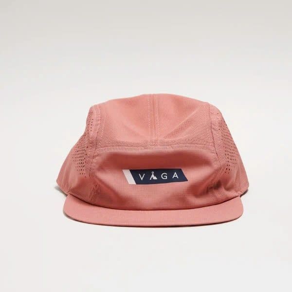 Mũ thể thao VAGA - Feather Racing Cap - Peach/Navy Blue 
