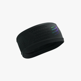  Băng đô thể thao Compressport Thin Headband On/Off - Black/Aurora 