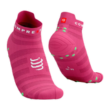  Tất chạy bộ Compressport Pro Racing Socks v4.0 Ultralight - Hot Pink/Summer Green 