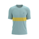  Áo chạy Bộ Nam Compressport Performance SS Tshirt - Ether/Lemon 