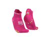  Tất chạy bộ Compessport Unisex's Pro Racing Socks V4.0 Run Low - Fluo Pink/Primerose 